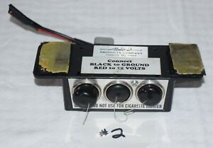 ABLE 2 Outlet 12V 3 Port Adapter Plug In Car Truck Boat Cigarette power supply 2