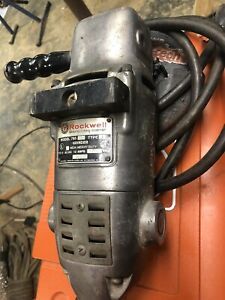 7&#034; Industrial Grinder Heavy Duty USA Rockwell Model 785. 12 Amps