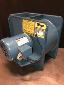 Chicago Blower 3/4Hp 208-440V 3450RPM 3ph 8-3/4 Packaged Backward Incline Blower
