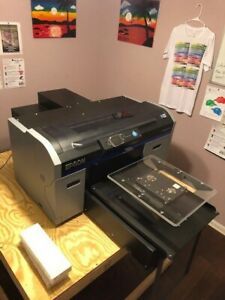 Epson Surecolor F2100 dtg printing machine 5ft x 3.25ft x 1.75ft New/Used