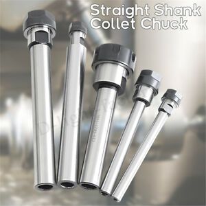 Straight Shank Collet Chuck Holder CNC Milling Lathe C10 to C20,  ER11A to
