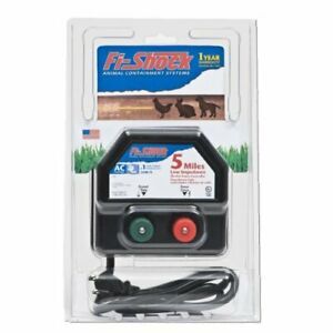 Fi-Shock EA5M-FS 5-Mile Low Impedance Electric Fence Energizer