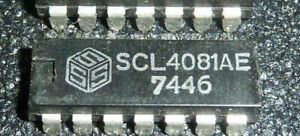 SCL4081AE (4 UND-Gatter mit je 2 Eingngen), Hersteller: Solid State Scientific