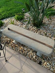 Antique Lufkin Decimal C Wood Log Rule Scale Measuring Stick Brass End Split End