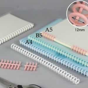 Plastic 30-Hole Loose Leaf Binders Ring Binding A4 A5 A6 For DIY Paper Noteb IF