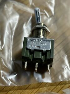 A lot of 5  NKK Toggle Switch SPDT, p/n M2012SS1W01 6A 125V in sealed bags