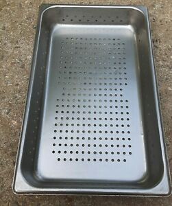 Restaurant Equipment STAINLESS STEEL FOOD PAN full Size 2.5in deep Perforated