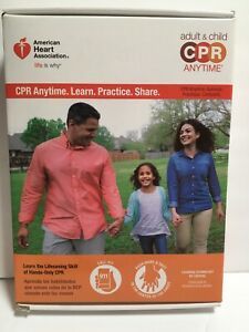 NEW Adult Child CPR Anytime Kit w/Mini Annie, Bilingual Instructions &amp; DVD