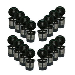 16pcs Reusable Coffee Filters K Cups Pod Keurig 1.0 Brewers Universal Fit