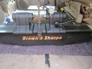 Brown &amp; Sharpe 17-10 bench center with Mitutoyo indicator 17&#034; between centers