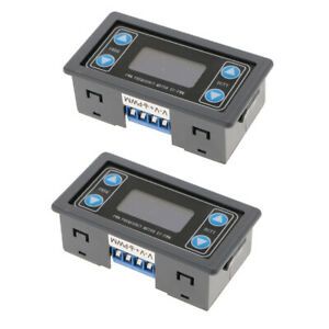 2 Pcs PWM Pulse Frequency Adjustable Square Wave Signal Generator