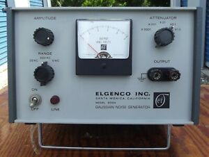 Lot 13; Elgenco Model 602A Gaussian Noise Generator