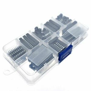 66PCS/box PCB DIY Kit DIP16 Connector Solder Type Adapter DIP IC Sockets Kit