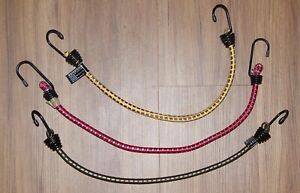 Three 2 Foot Long Bungee Cords