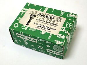 SPAENAUR 330-073YZ HEXAGON CAP SCREWS M8 x 1.25 x 20mm BOX OF 52pcs NOS