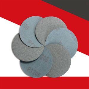 3&#034; 75mm Hook &amp; Loop Abrasive Polished Sandpaper Dry Sanding Discs 60~1200 Grit