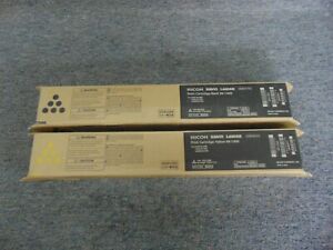 842370 Black 842373 Yellow New Genuine Ricoh Print Cartridges for the IM C400