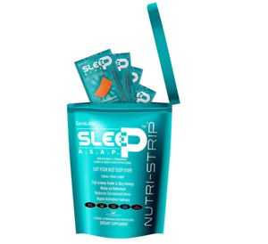 Nutri-Strips Sleep A.S.A.P. Melatonin Sleep Aid Rapid Activation Delivery