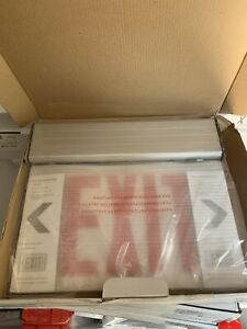Lithonia Lighting Edg 1 R M6 Acuity Lithonia Aluminum Led Exit Sign