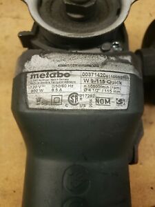 (FS) Metabo W9-115 Quick 4.5” Angle Grinder 8.5 amp 10500 rpms