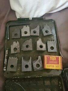 Delta Milwaukee cutter set 35 - 102 plus over 20 more different styles