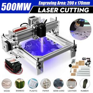 DC 12V DIY Mini Laser Engraving Cutting Machine Desktop Printer Kit 500MW