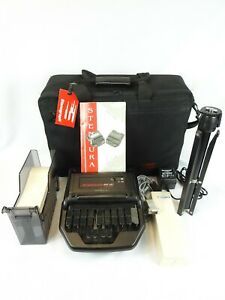 Stentura 400 SRT Electric Stenograph Complete w/ Case, Power, Stand ,Tray, Paper