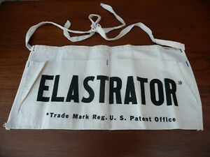 Vintage Elastrator Castrating Tool Pouch Bag  *California Stockmen&#039;s Supply* NOS
