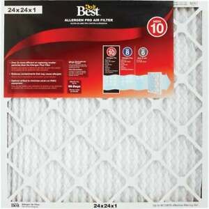 Do it Best 24 In. x 24 In. x 1 In. Allergen Pro MERV 10 Furnace Filter 401729