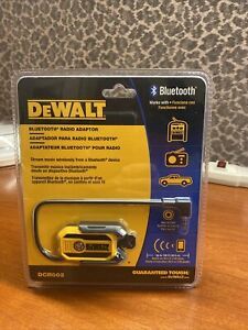 Brand New Sealed - DeWALT DCR002 Bluetooth Radio Adaptor - Fast USPS Shipping