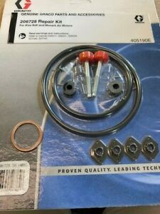 GENUINE GRACO REPAIR KIT 206728 FIRE BALL AND MONARK AIR MOTORS  PARTS MISSING C