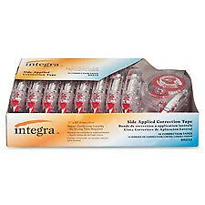 Integra ITA60233 Correction Tape, Side Apply, .2 in. x 394 in.,10-PK