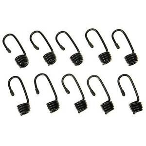 3/8&#034; PVC Coated Bungee Hook (9 MM) - 10 Pack