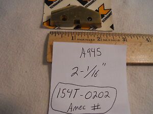 1 NEW KENNAMETAL 2-1/16&#034; ALLIED SPADE DRILL INSERT TA. SUPER COBALT. AMEC  A945