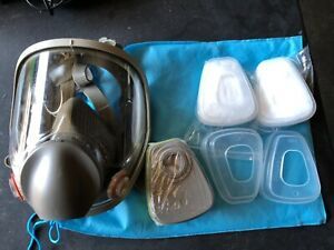 15in1 Facepiece Respirator Gas Mask Full Face Spraying Painting Safety Reusable