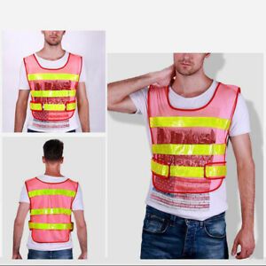 Reflective Vest High Visibility Workwear Reflective Waistcoat Men Women