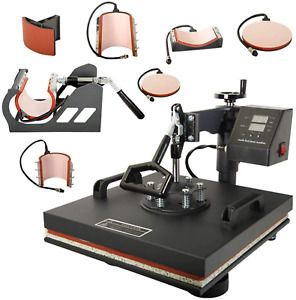 Heat Press Machine, 15&#034;x15&#034; 8 in 1 Digital Control Multifunctional Combo Heat Pr