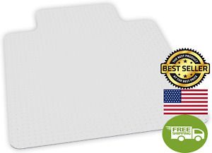 ES Robbins 120123 45 X 53 Lip Chair Mat, Task Series Anchorbar for Carpet up to