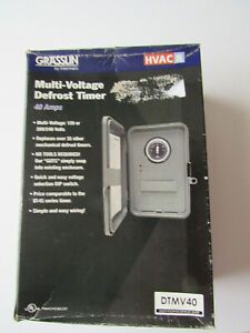 Intermatic Grasslin Multi Voltage Defrost (Freezer) Timer Control DTMV-40 HVAC-R