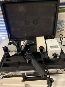 Zeiss HSO-10 Portable slit lamp with carrying case Ophthalmology Optometry