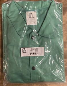 New Steiner 40&#034; Weldlite Green 2XL Welding Jacket 1039-2X