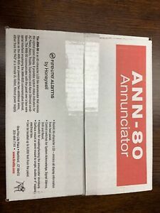 Fire-Lite 80-Character Serial LCD Annunciator for Fire Alarm ANN-80