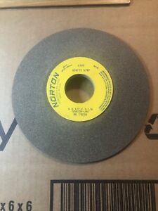 Norton  6 X 1/2 X 1-1/4 53A100-L8V Grinding Wheel New 4140 Max RPM !