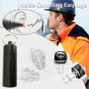 Professional Concert Silicone Reusable 20db Anti Noise Ear Protection Earplugs