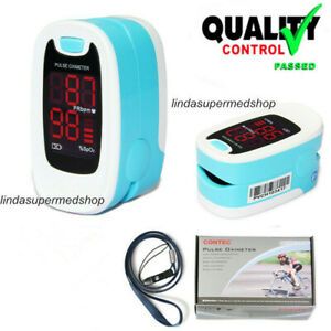 LED Finger Tip Pulse Oximeter Blood Oxygen SpO2 PR Heart Rate Monitor CONTEC USA