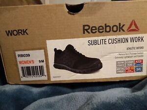 Reebok work shoes for women/steel toed