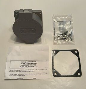 Hubbell HBL26410 Locking Receptacle Electrical Plug