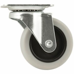 3&#034; TPR Swivel Caster, Non-Marking 110-lb., Gray