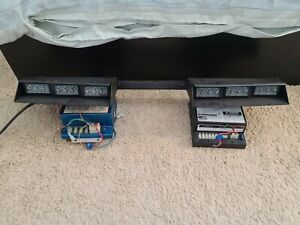 Signal Vehicle Products DL16V-6CV-RB Rear Deck or Viser Undercover Lightbar R/B