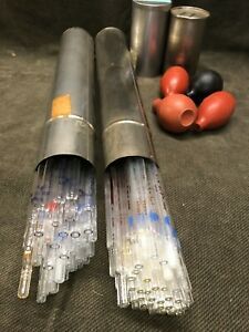 LOT 81+ each Pipet w/Canisters &amp; More!  pipette canister lab glass